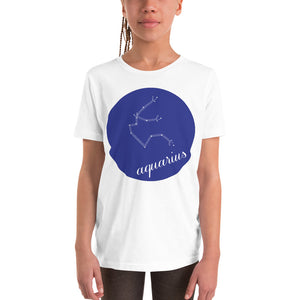 Open image in slideshow, Youth Aquarius Constellation T-Shirt
